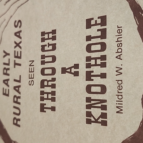 Vintage Early Rural Texas Seen "Through A Knothole" by Mildred W. Abshier - Picture 2 of 12